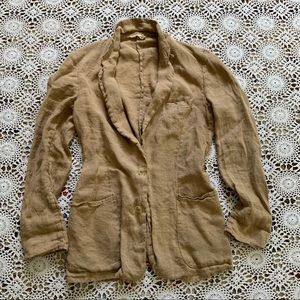 Vintage Italian linen blazer